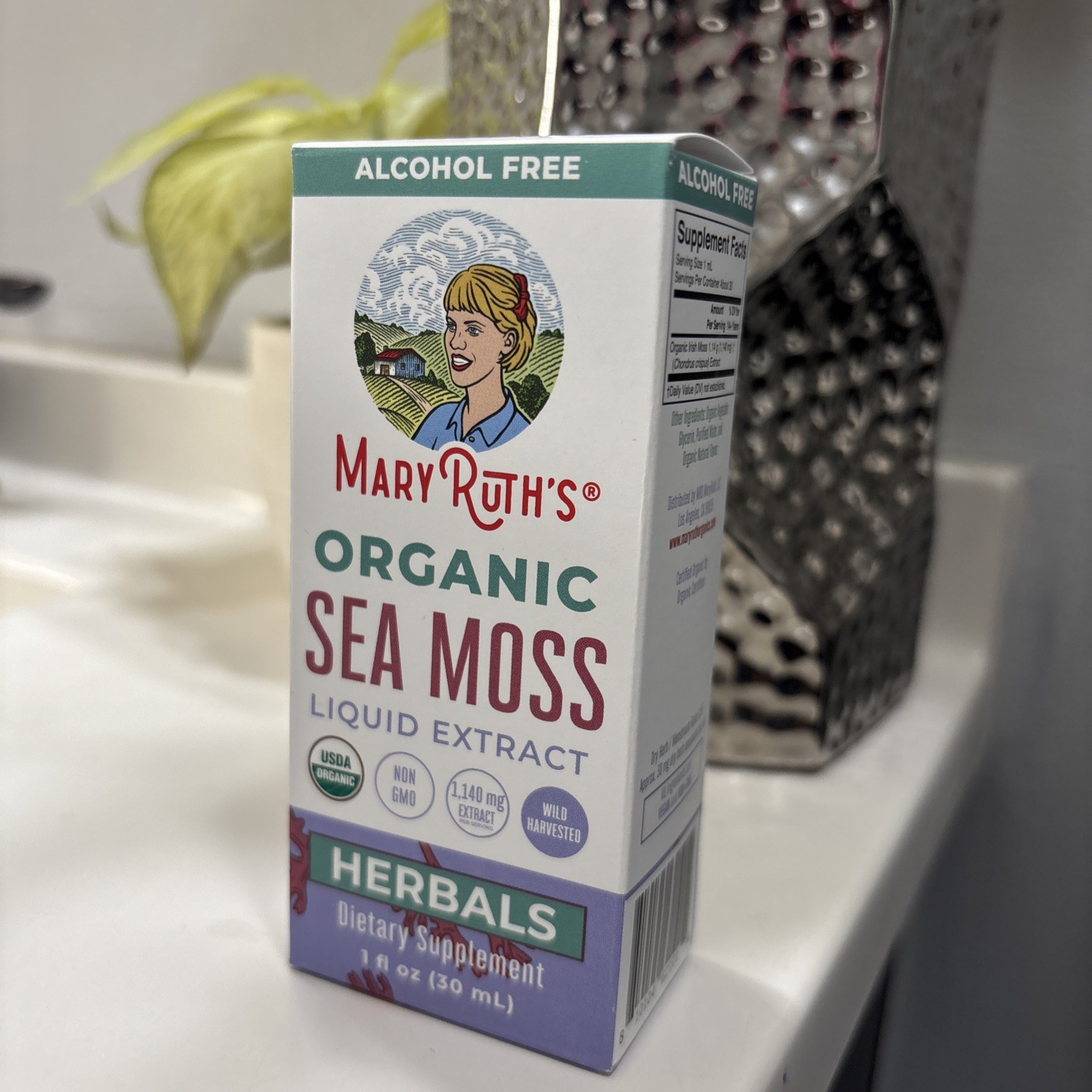MaryRuth’s Organic Sea Moss Liquid Extract Alcohol Free Non-GMO Vegan 1 fl oz