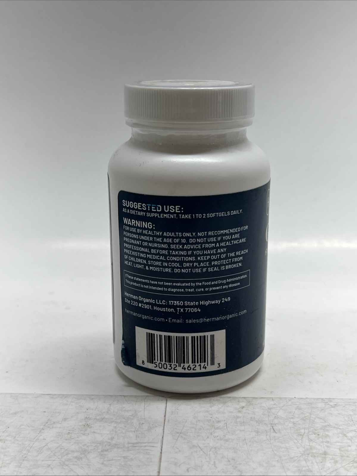 Herman Organic GammaGone Proprietary Formulation 60 Softgels Exp 12/2027