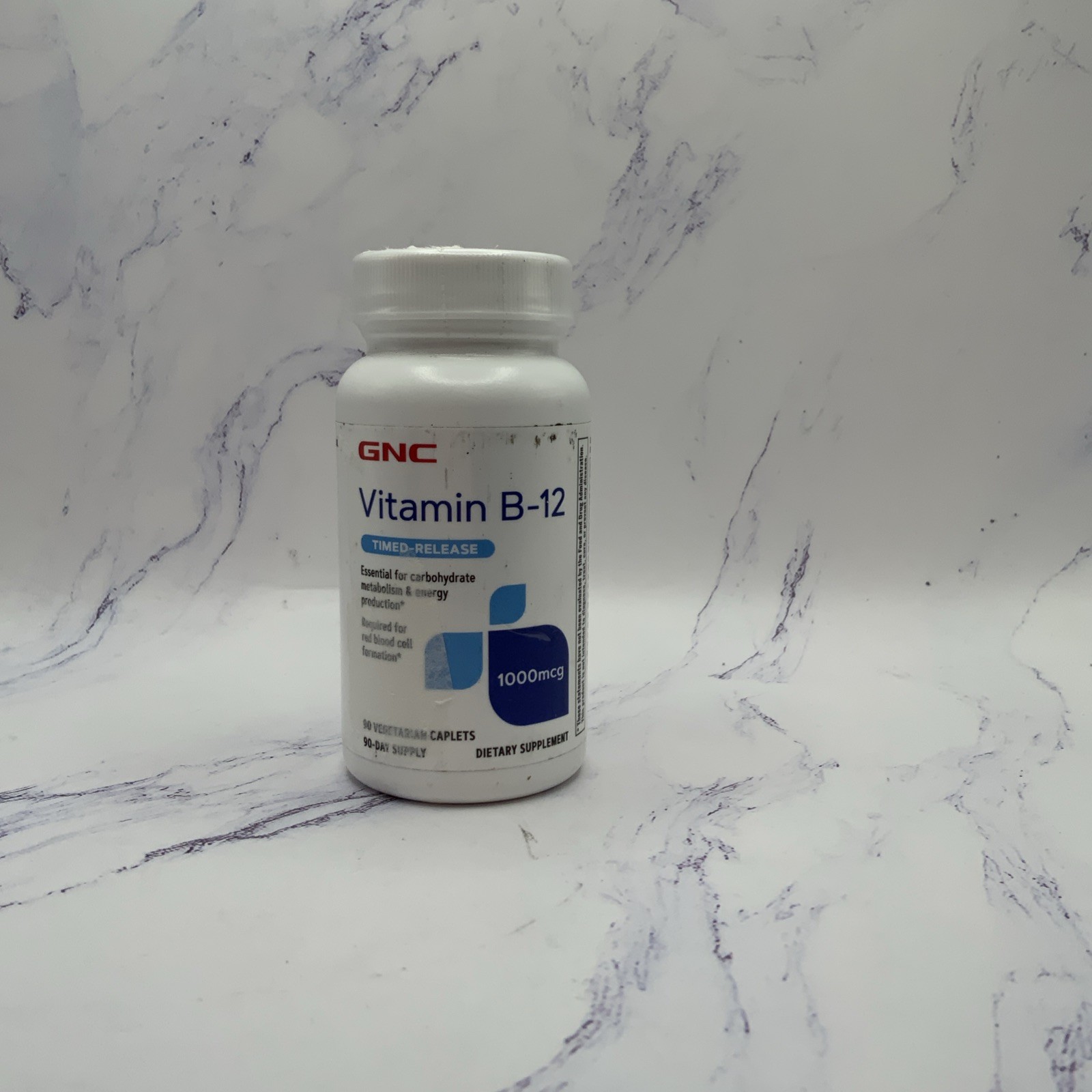 GNC Vitamin B-12 1000 mcg 90 Tablets Exp02/2027 sealed