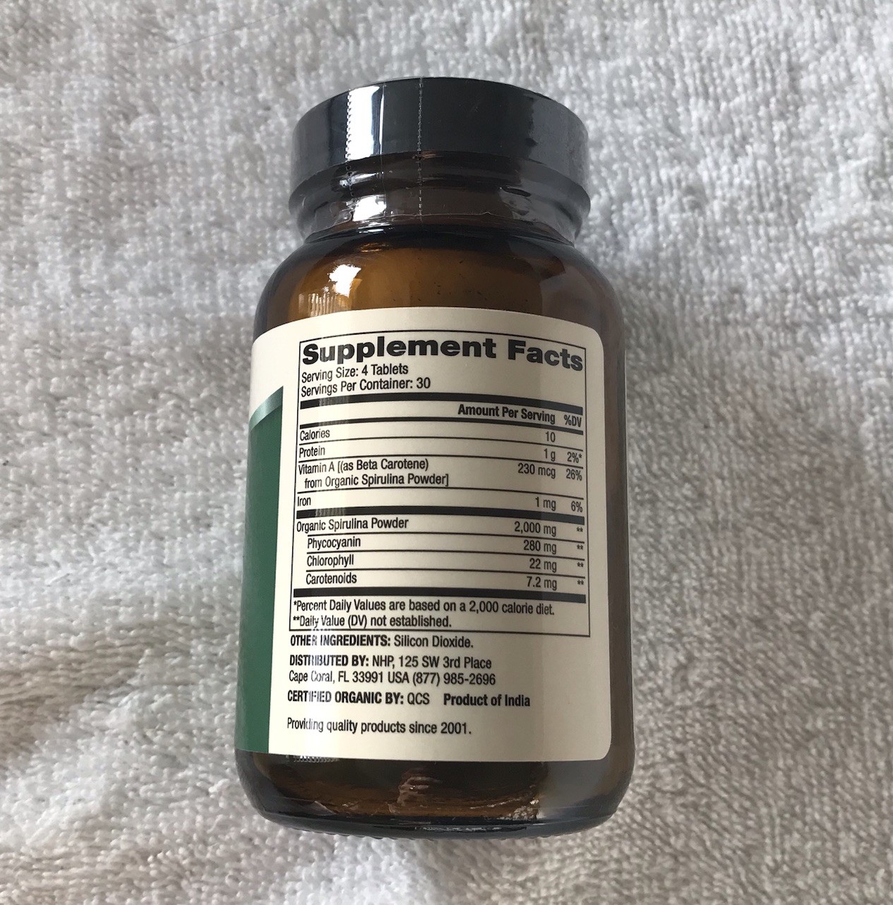 Dr. Mercola Organic Spirulina 2000mg General Wellness Tablets 120 ct NEW sealed