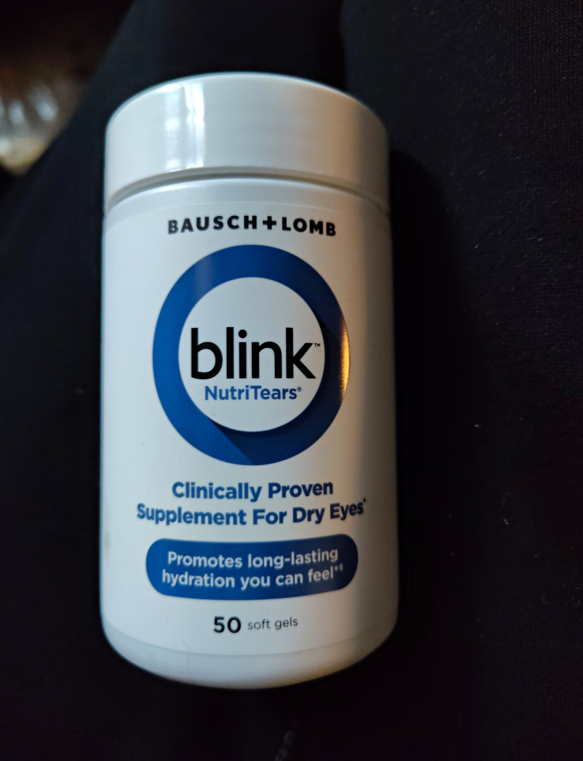 Bausch + Lomb Blink NutriTears Dry Eye Supplement Clinically Proven 50 Softgels