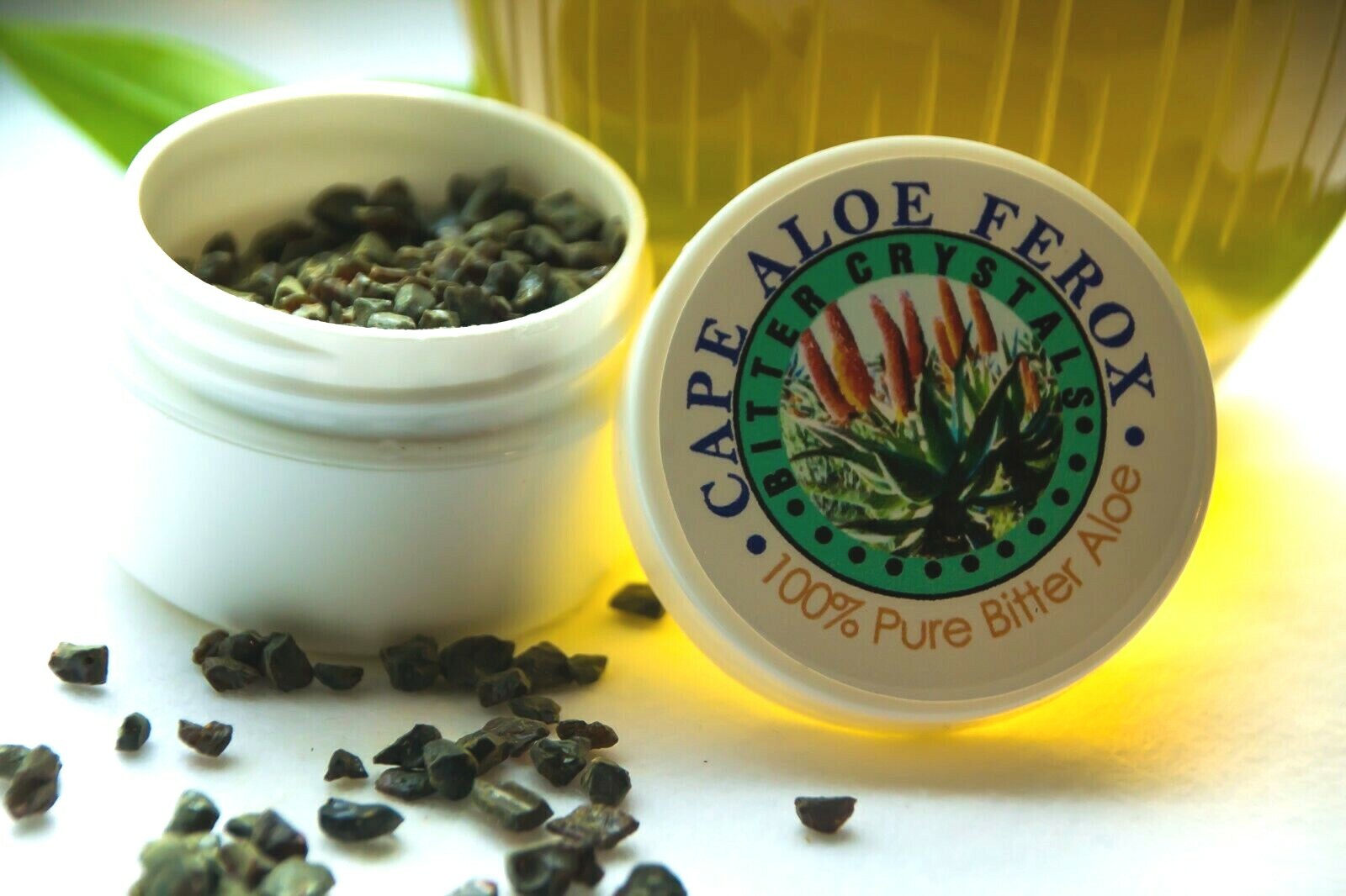 ALOE FEROX BITTER Crystals, Digestive Bitters. Pack Of 20 Containers.