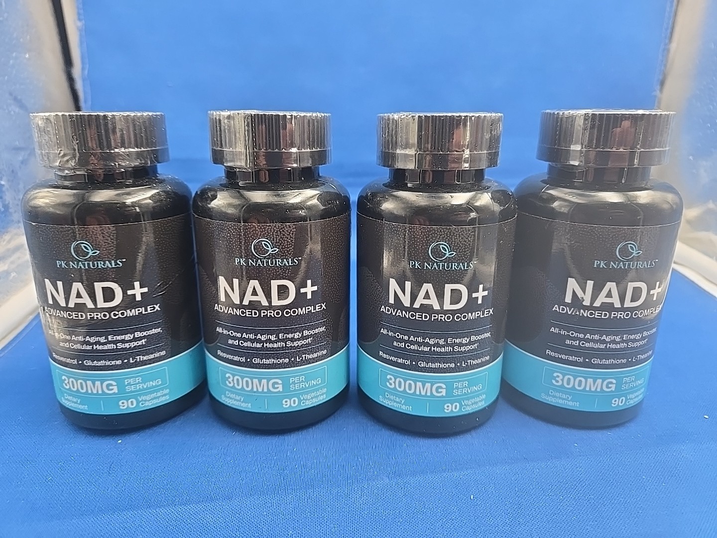 4x Pk Naturals Nad+ Advanced Pro Complex 300mg 90 Veggie Caps Exp 03/07/2027