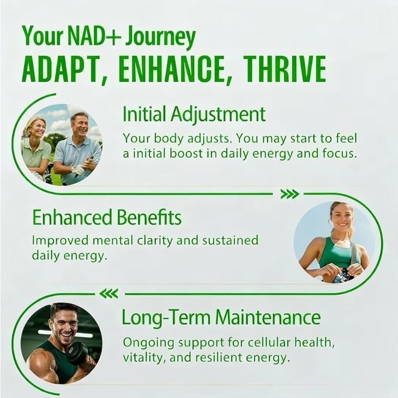 Lumine Organics NAD+ Supplement for Energy Metabolism Support, Liposomal 60 Caps