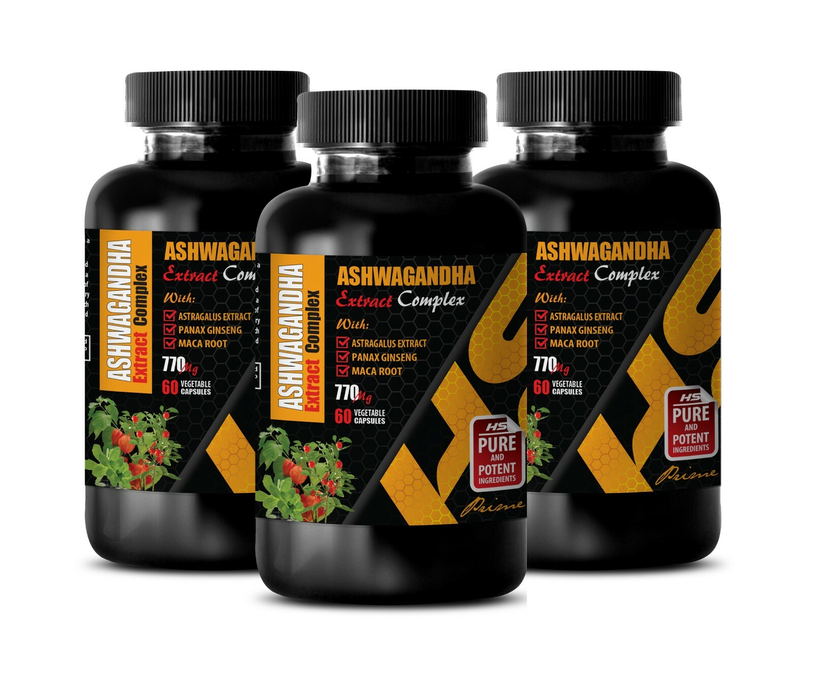 anti inflammatory natural supplement – ASHWAGANDHA COMPLEX – ginseng powder 3BOT