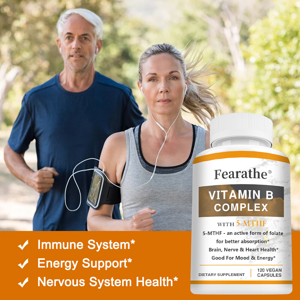 Vitamin B Complex – Max Absorption – B1,B2,B3,B5,B6,B7,B9,B12