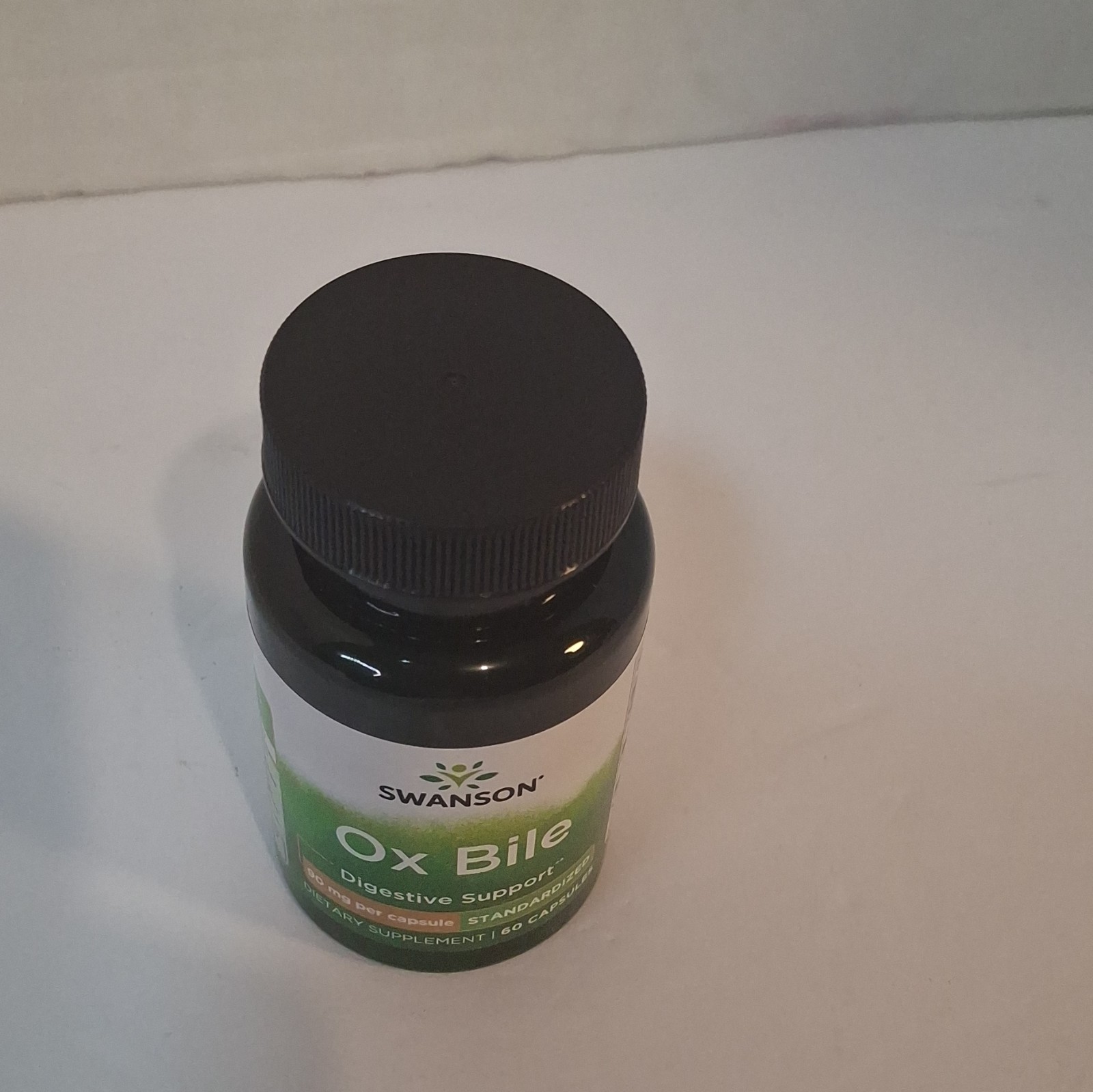 Swanson Digestive Support Ox Bile 90 mg Standardized Capsules 60 Count