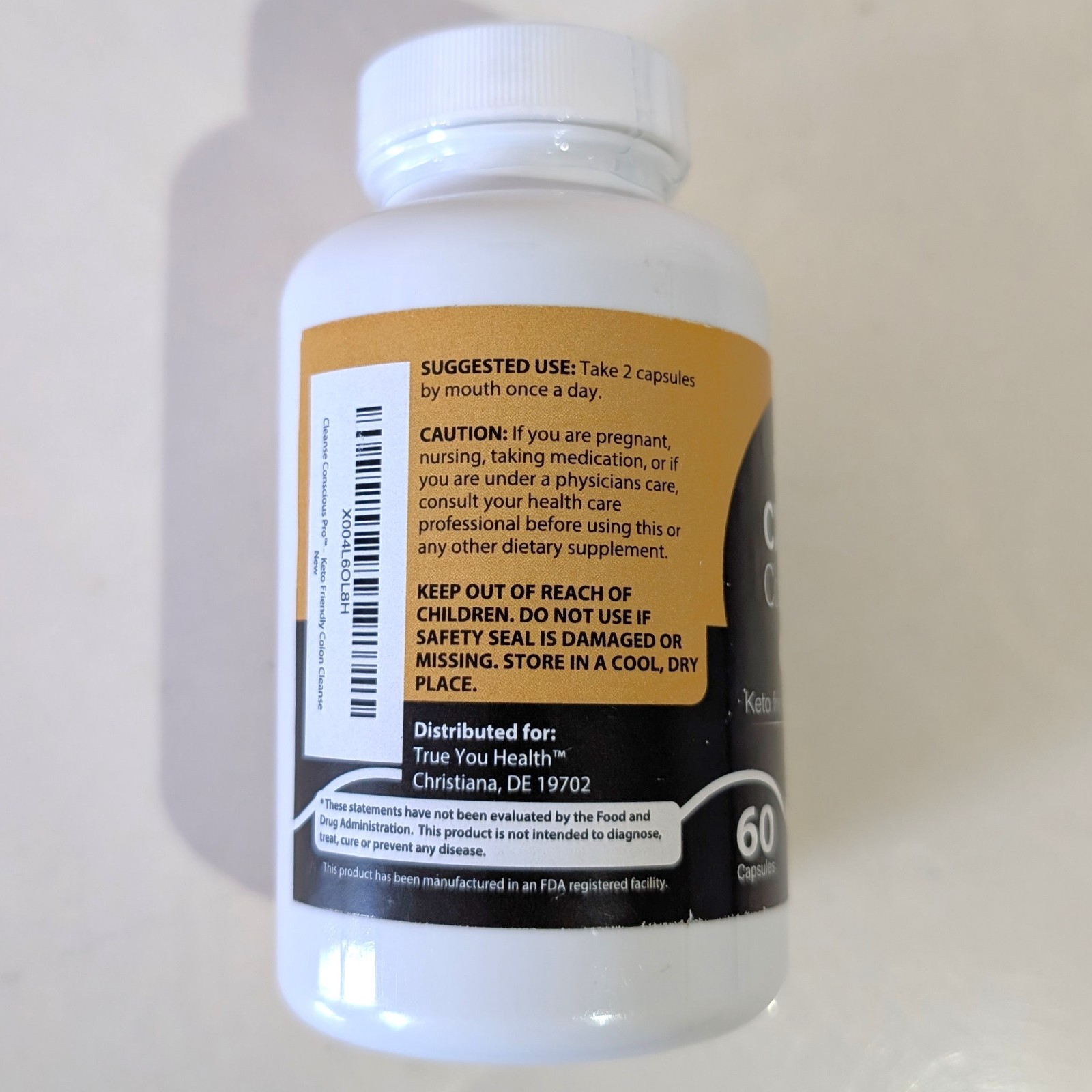Cleanse Conscious Pro Improved Formula Our Best Keto Friendly 60 Ct Exp 04/2027