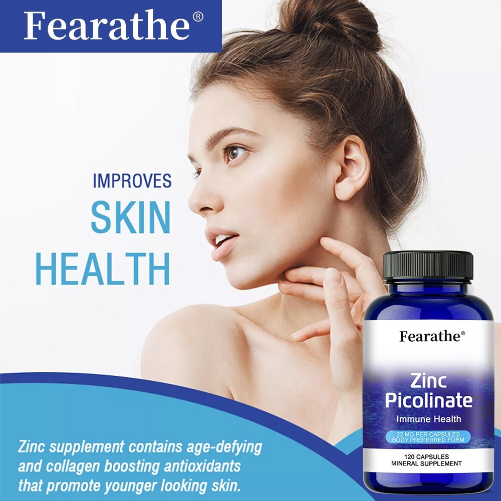 Zinc Picolinate 22mg | High Potency, Non-GMO | Immune Health