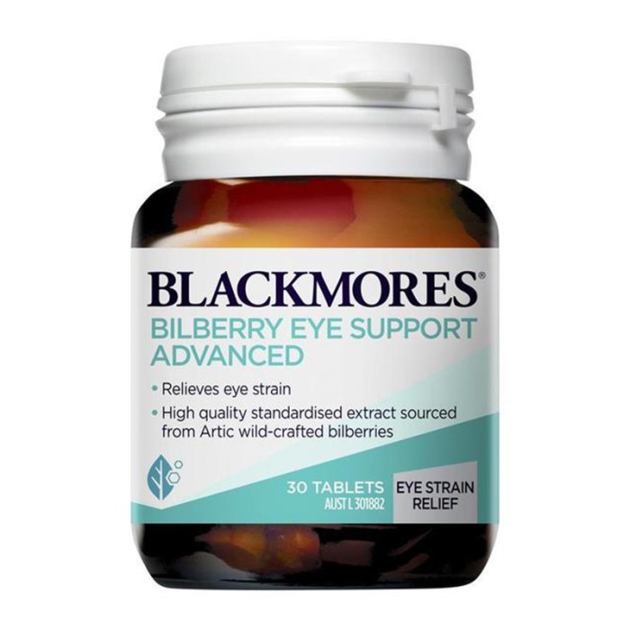 Bilberry Eye Support Advanced (30 Tablets) – Daily Vision Wellness – 5 Pack