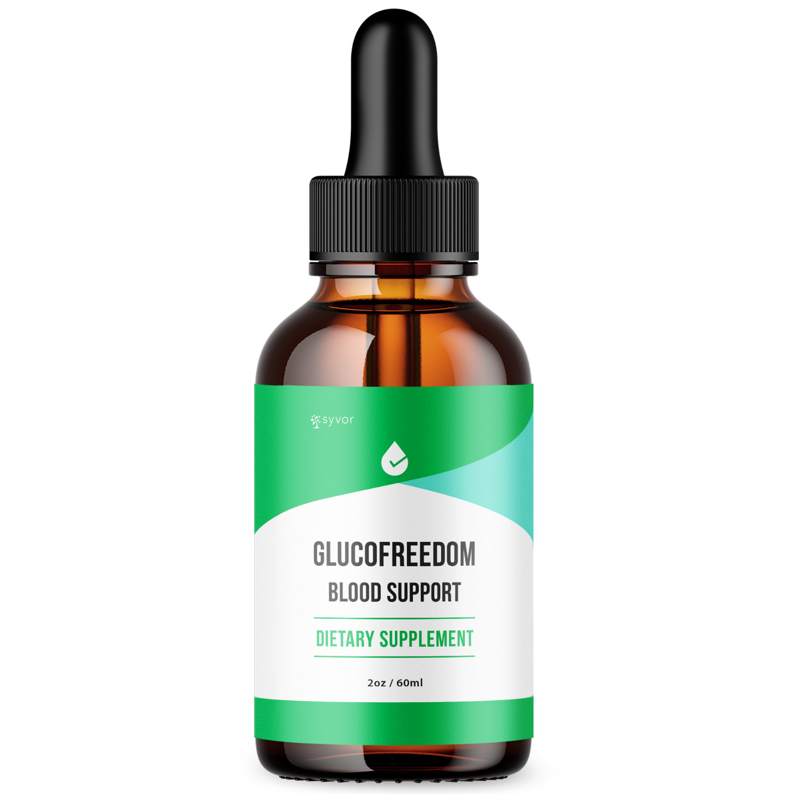 (1 Pack) Gluco Freedom Blood Support Drop GlucoFreedom Vitamin Formula 30 Servs