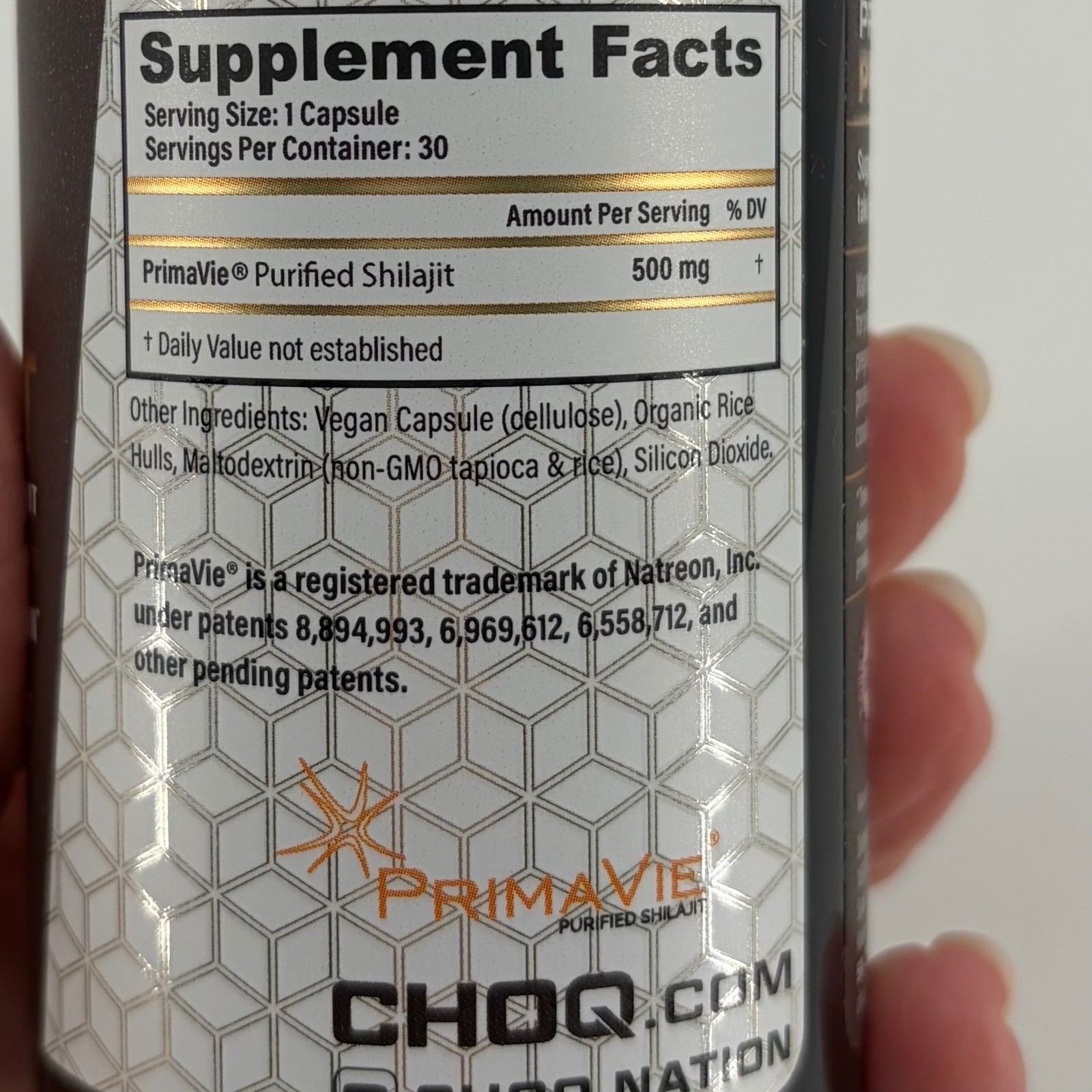 CHOQ Shilajit Supplement Women 30ct 2pk PrimaVie 500mg Energy Hormone Health