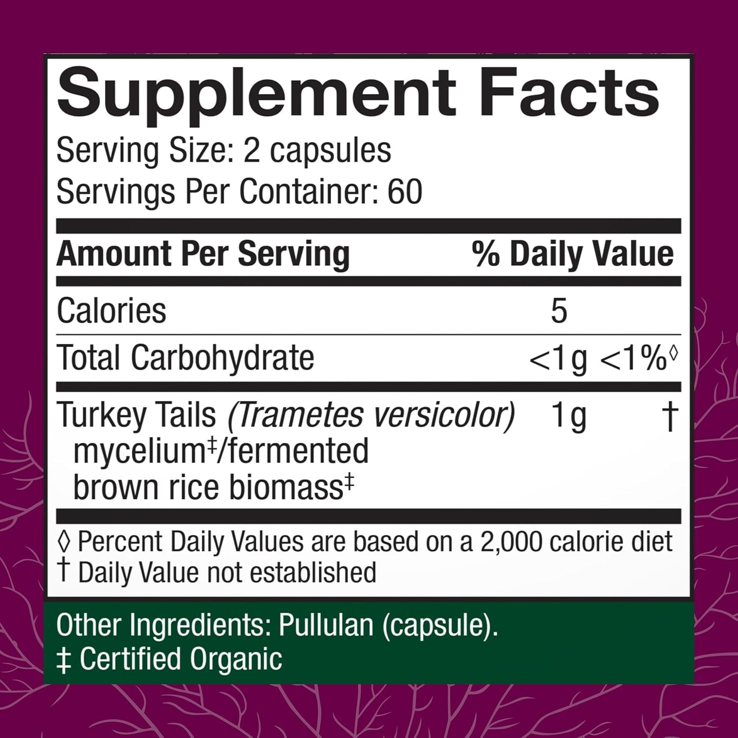 Host Defense Mushrooms Turkey Tail, 120 Capsules