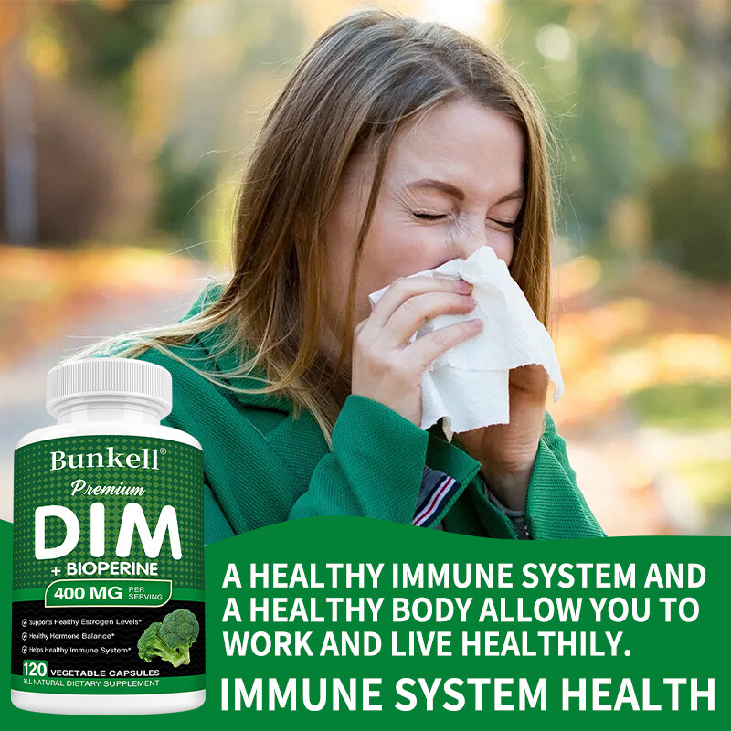 Diindolylmethane DIM 400mg Estrogen Blocker 30/60/120 Vegan Capsules