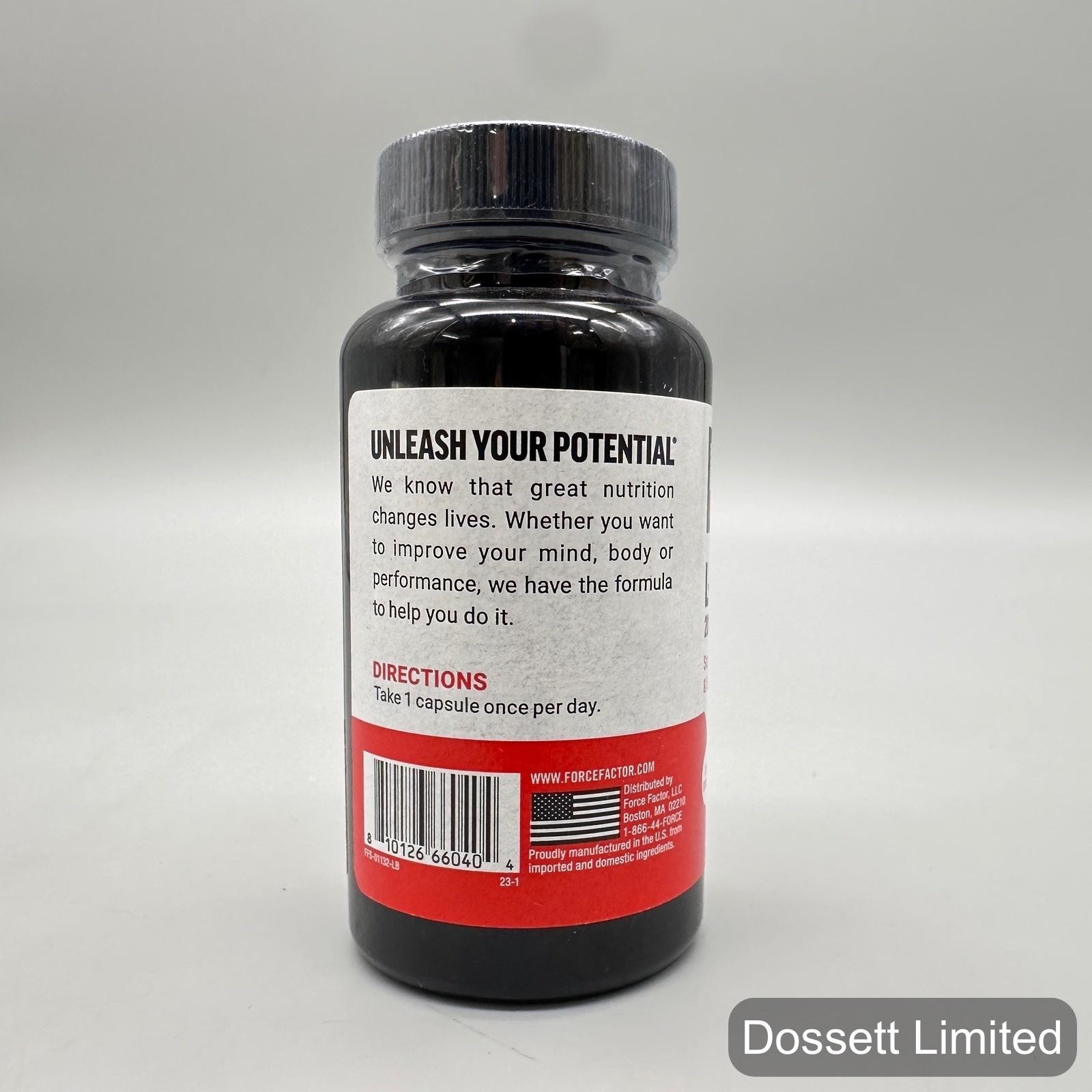 Force Factor L-Theanine 200mg Capsules 60 Vegan Non-GMO Supplement Relaxation