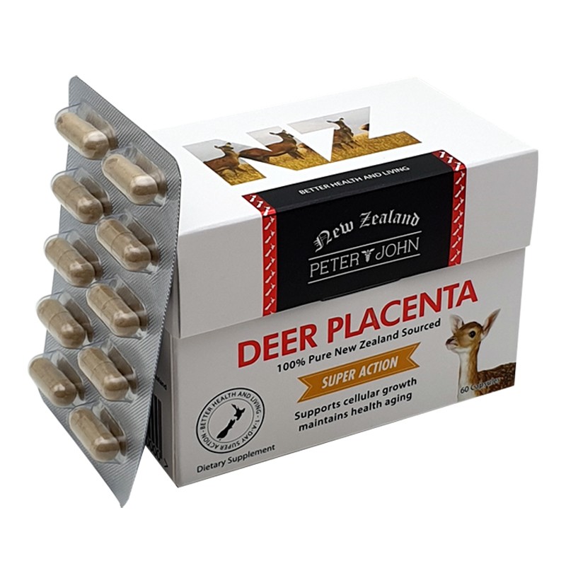 DEER PLACENTA 60 CAPSULES – 3 Pack