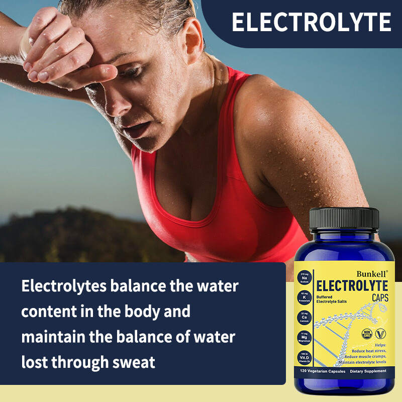 Electrolyte Caps | Vegetarian | Non-GMO, and Gluten Free Hydration Supplement