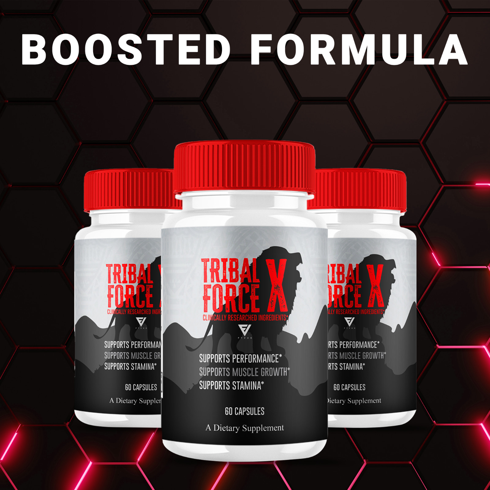 (2 Pack) Tribal Force X Capsules, TribalForceX Performance Pills (120 Capsules)