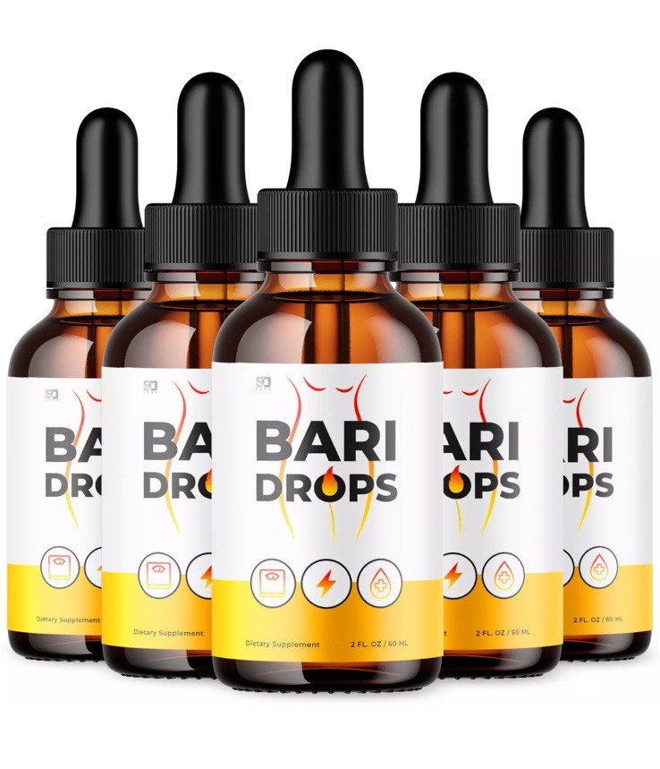 Bari Drops – Natural Wellness Support Supplement (5 Pack)