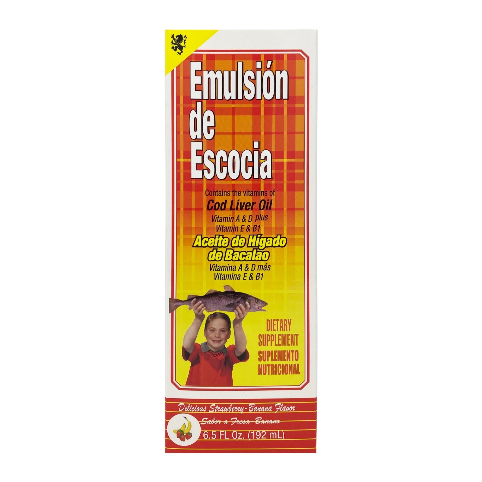 EMULSION DE ESCOCIA-STRAWBERRY-BANANA 6.5 OZ