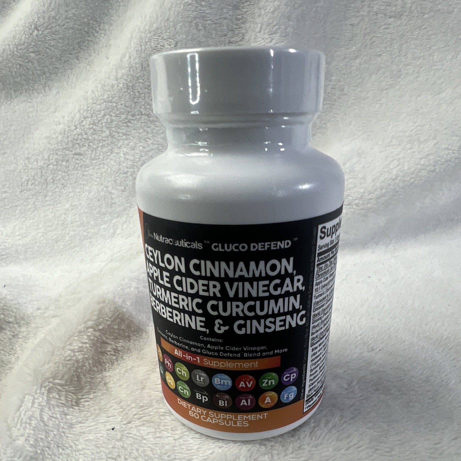 Clean Nutraceuticals Gluco Defend Blood Sugar Support 60 Caps EXP 08/2026
