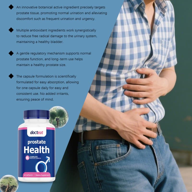Hair Supplement – Urinary Function, Prostate Health & Men’s Wellness Docteat
