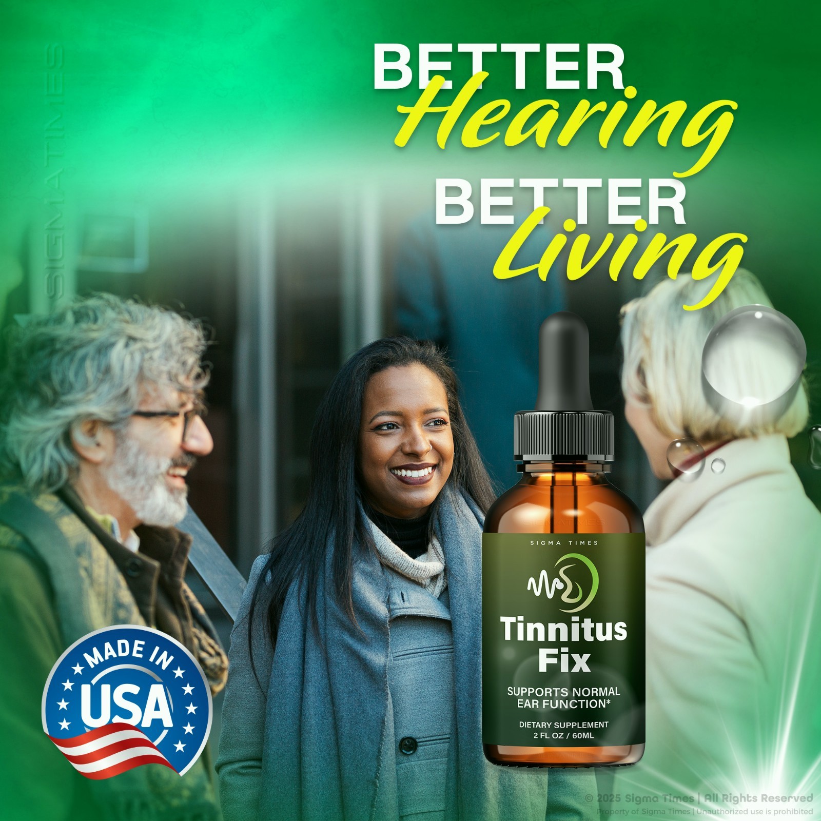 Tinnitus Fix – Premium Liquid Drops for Ear and Hearing Support (30servs.)