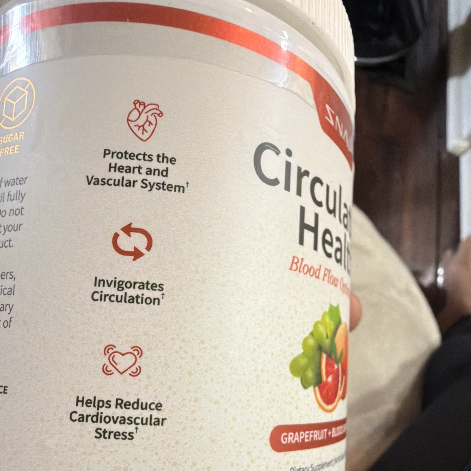 SNAP Supplements Circulation Health Powder 8.8oz Exp 08/2026