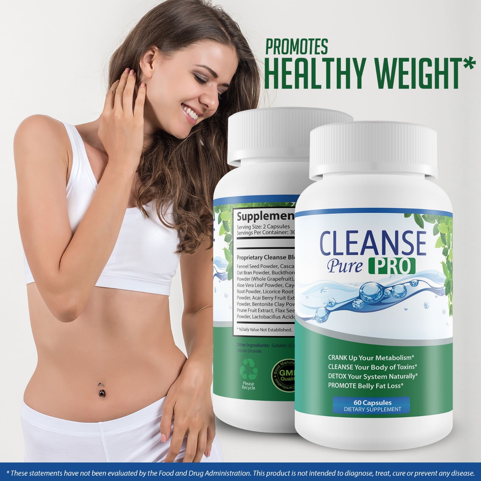 Cleanse Pure Pro – Our Best Cleansing Supplement – Gut Cleansing – Men & Women