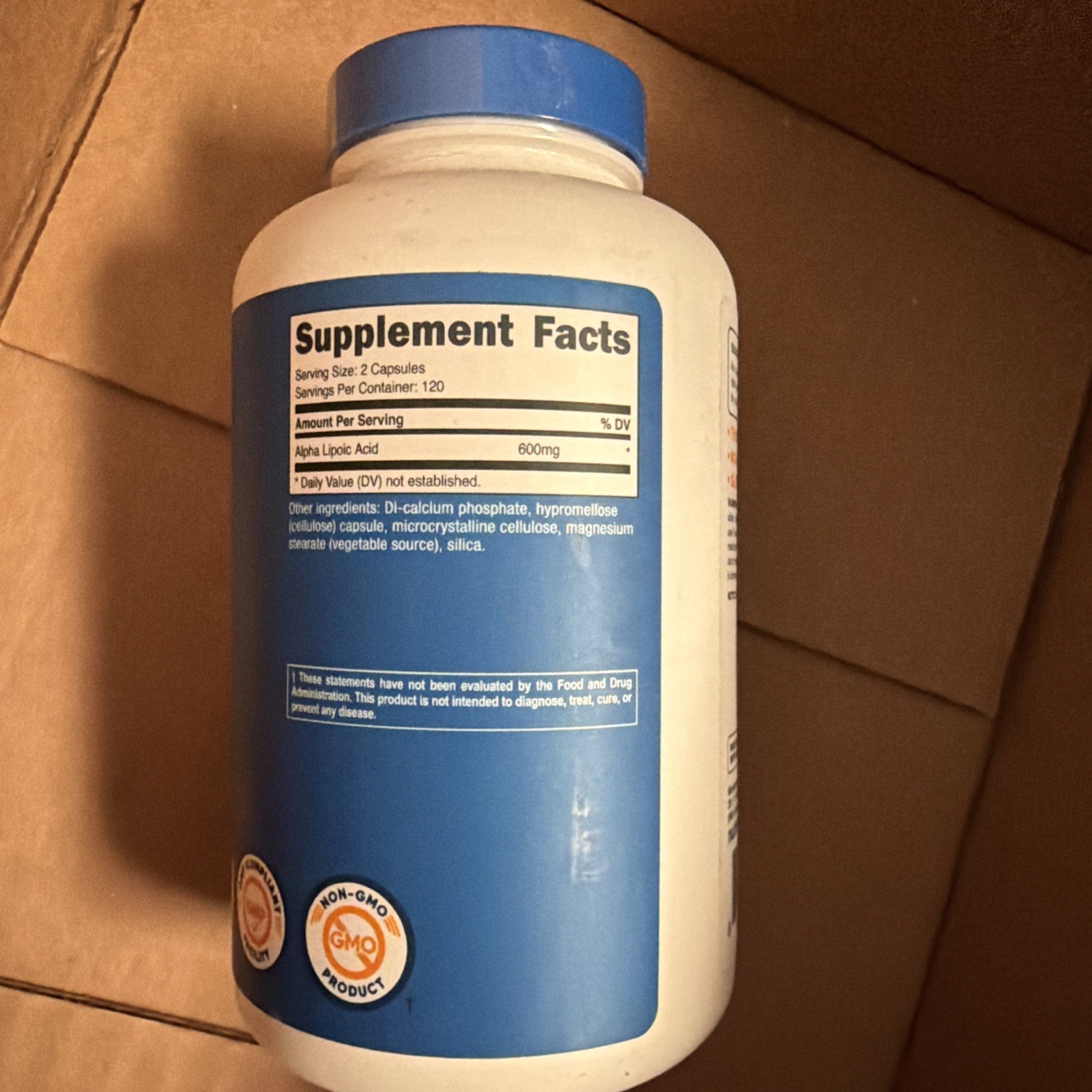 Nutricost Alpha Lipoic Acid – 600mg Per Serving – 240 Capsules