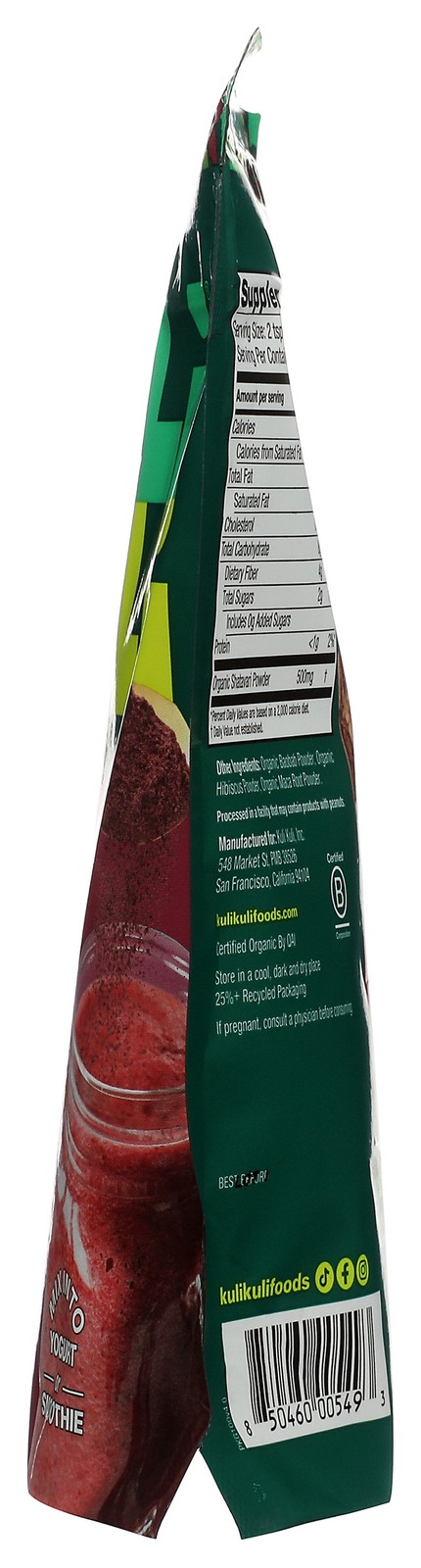 Organic In The Mood Superfood Powder Blend By Kuli 6 Oz 1 Pack