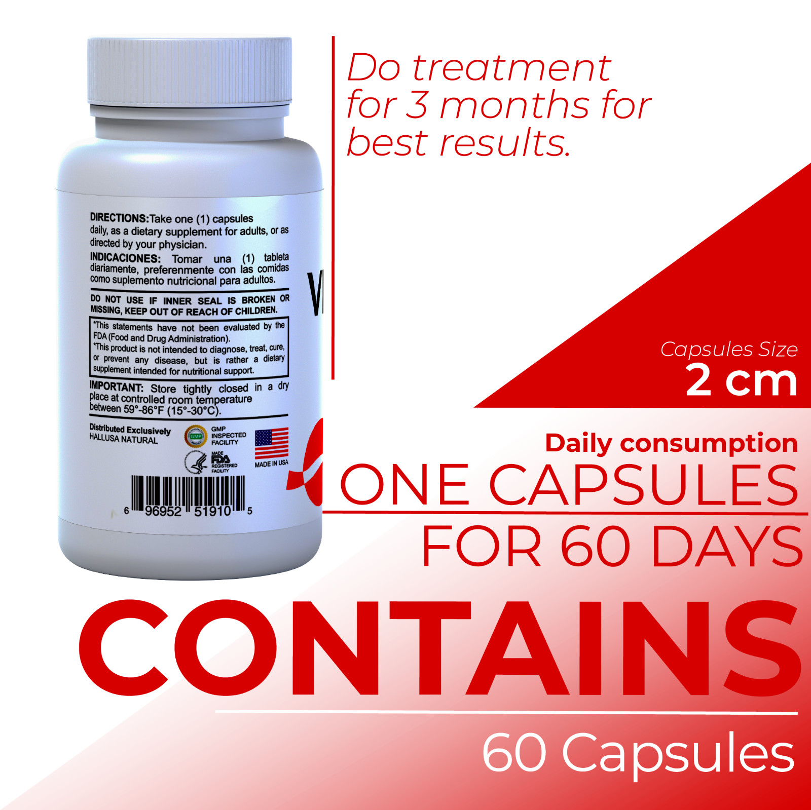 VITAMIN C 1000mg – Immunity Booster – Potent Antioxidant – 60 Cap