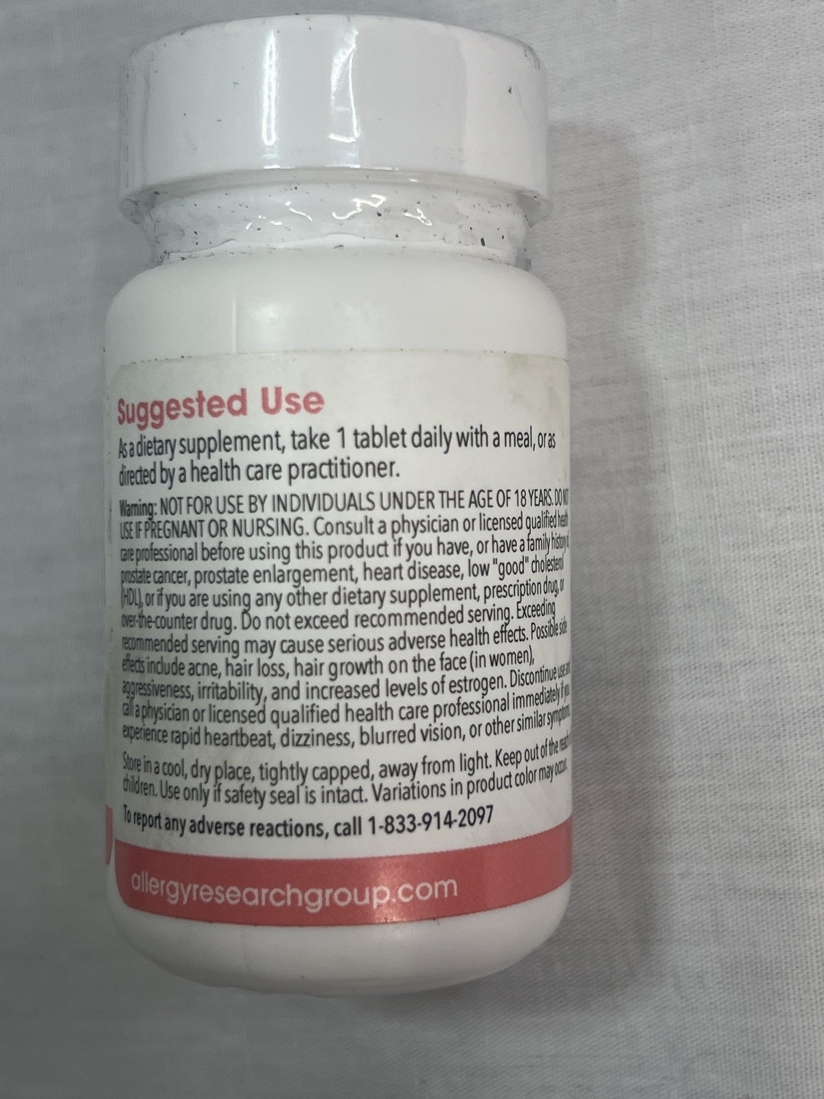 Allergy Research Group Pregnenolone 50 Micronized 60 Tabs Exp 06/27 New