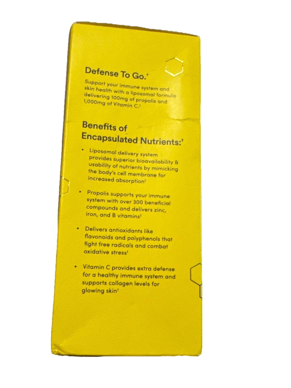 Beekeeper’s Naturals, Propolis + Vitamin C **9 Packets 0.27 Fl Oz (8 Ml)