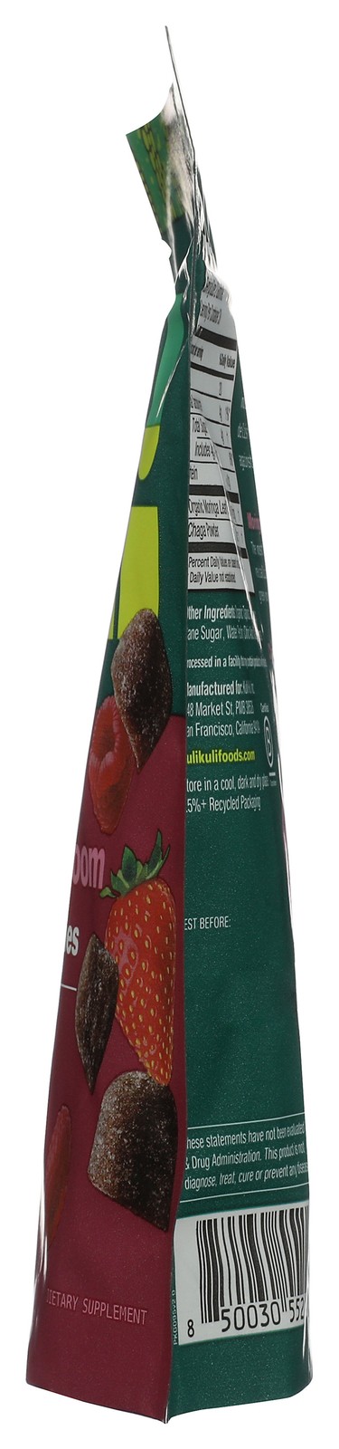 Kuli Mixed Berry Moringa And Chaga Mushroom Gummies 60 Plant-Based Ct 1 Pack