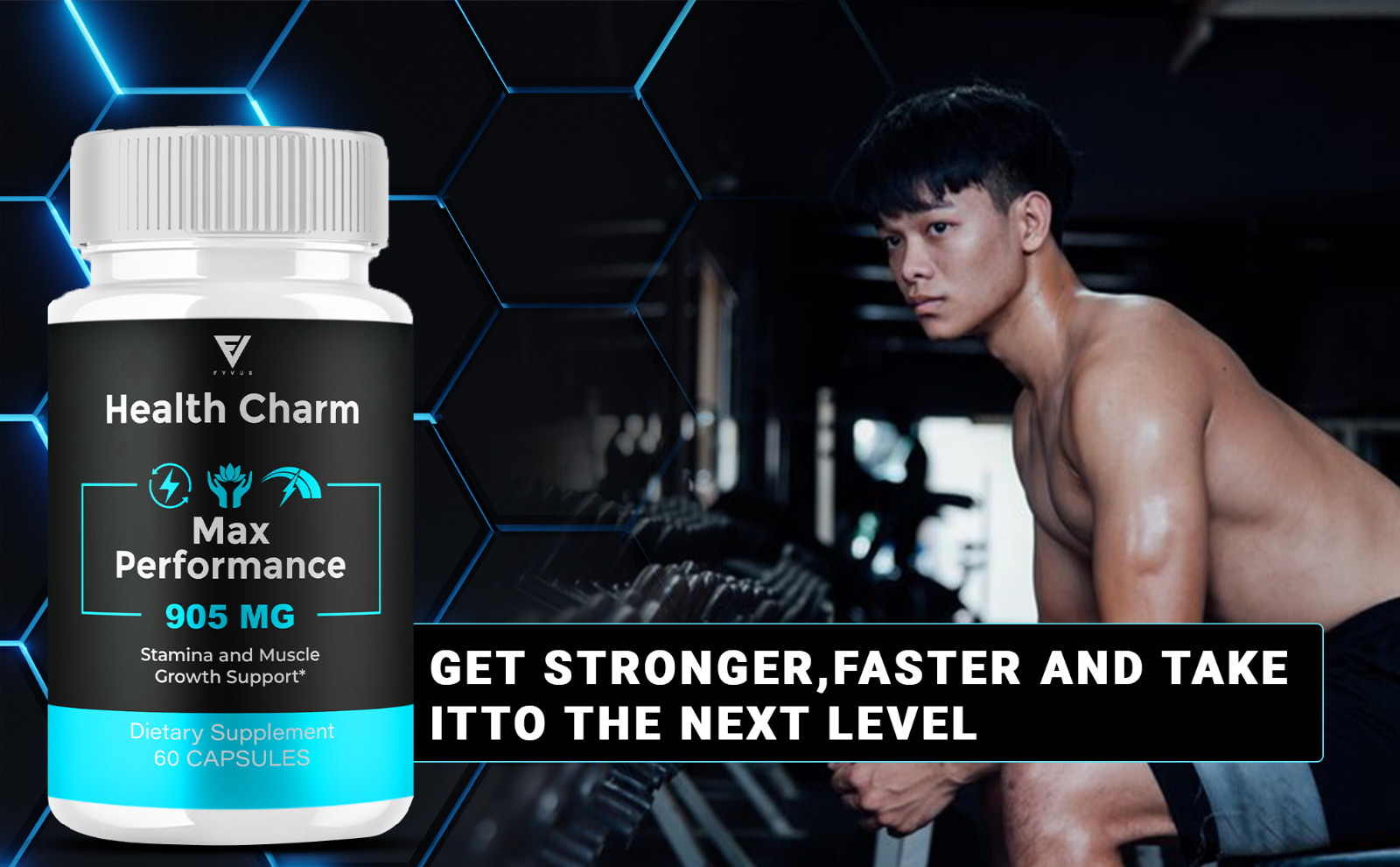 (5 Pack) Health Charm Capsules HealthCharm Maximum Strength Pills (300 Capsules)