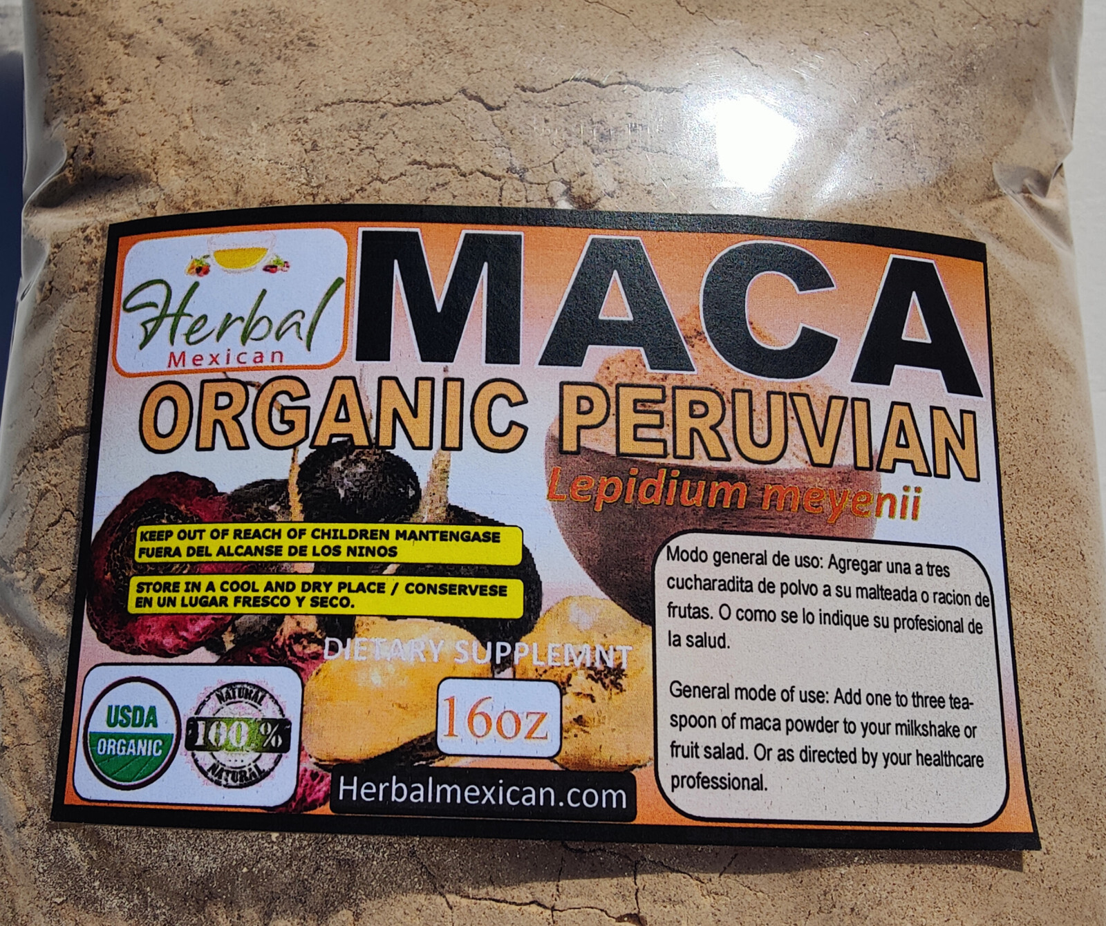 Organic Super food/superfood peruvian ginseng Maca Root Powder Raw maca powder