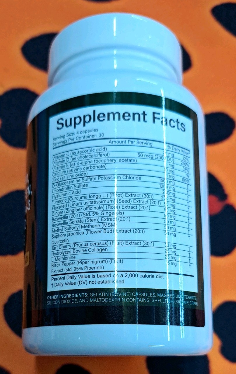 arthronaturals 18-in-1 Joint Health Blend Glucosamine Chondroitin MSM 120 Capsul