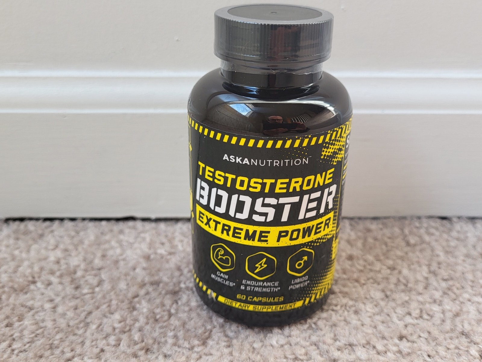 Aska Nutrition Testosterone Booster 60 caps * NEW Sealed Exp 9/2025