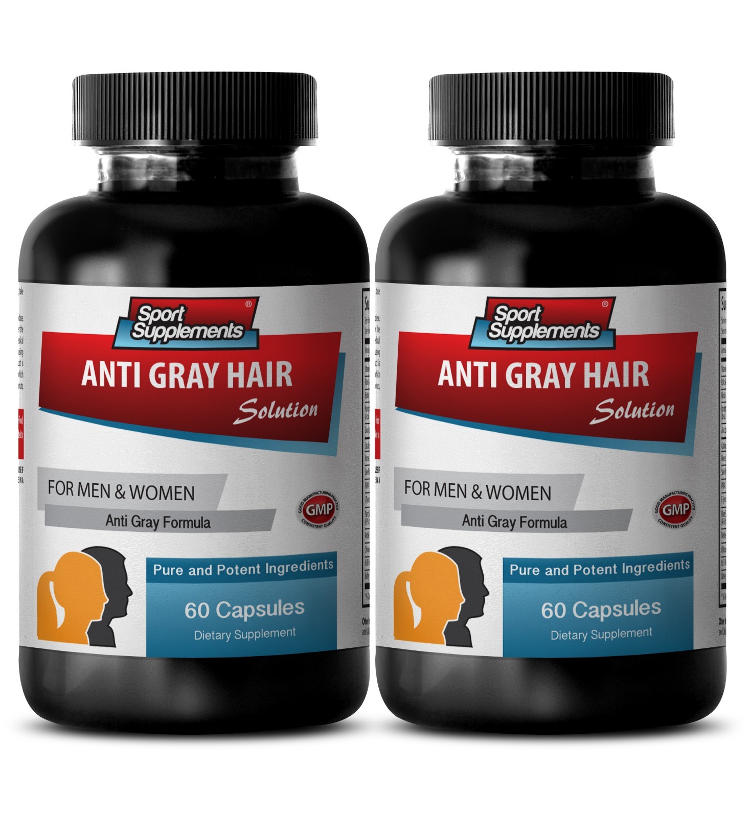 Ability Minimize Stress Caps – Anti-Gray Hair Solution 1500mg – PABA 1000 2B