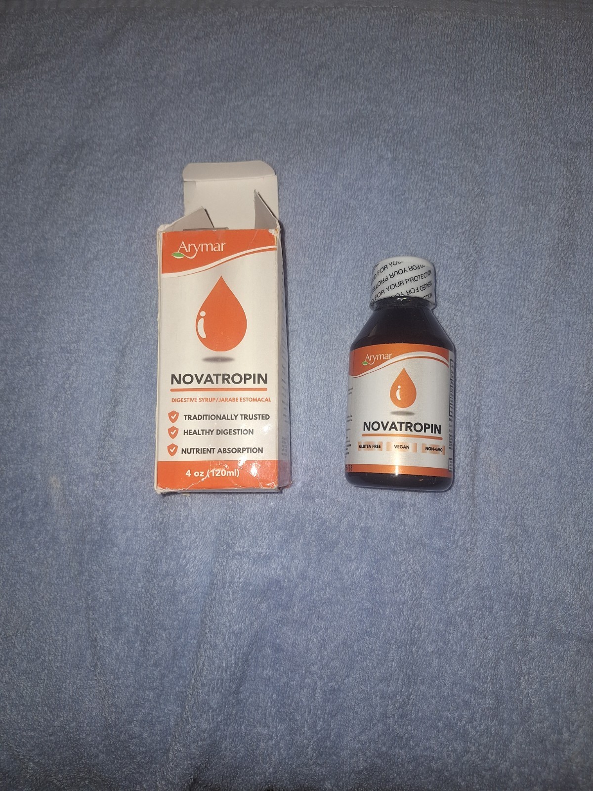 Arymar Novatropin Syrup, 4 fl oz – Herbal Digestive Support, Gluten-Free