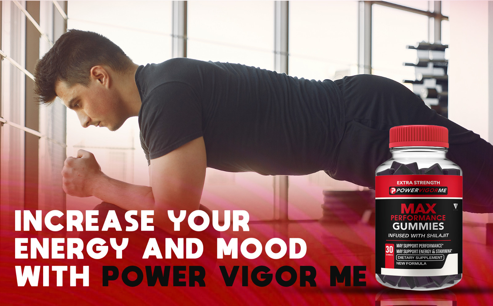 (2 Pack) Power Vigor Me Gummies PowerVigor Me Performance Gummy (2 Month Supply)