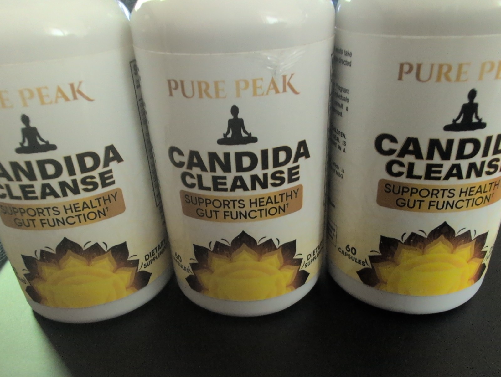 Pure Peak Candida Cleanse Supports Healthy Gut Dietary Supplement 60 Capsules
