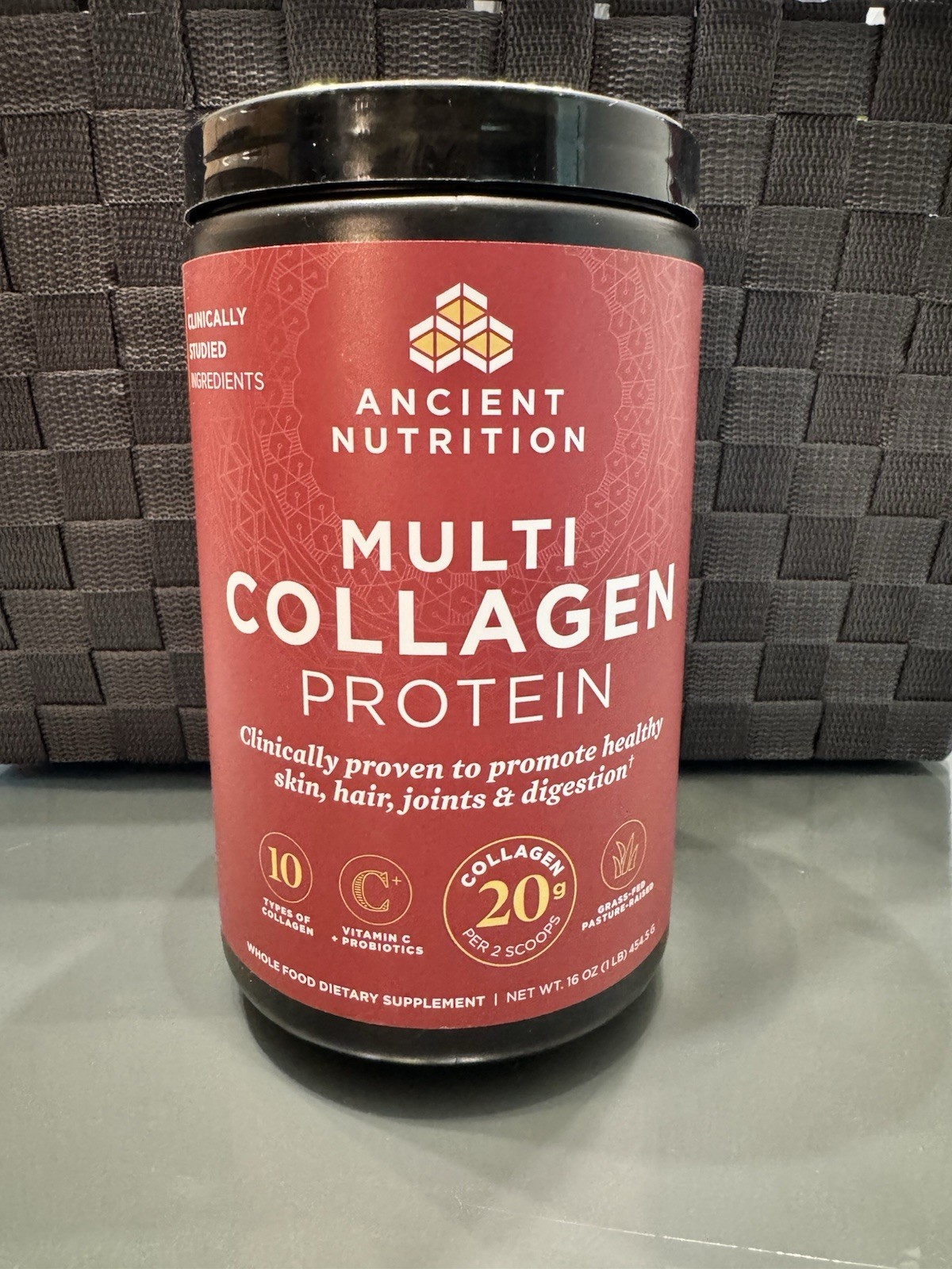 Ancient Nutrition Multi Collagen Protein Powder 16oz Skin, Hair & Joint Support