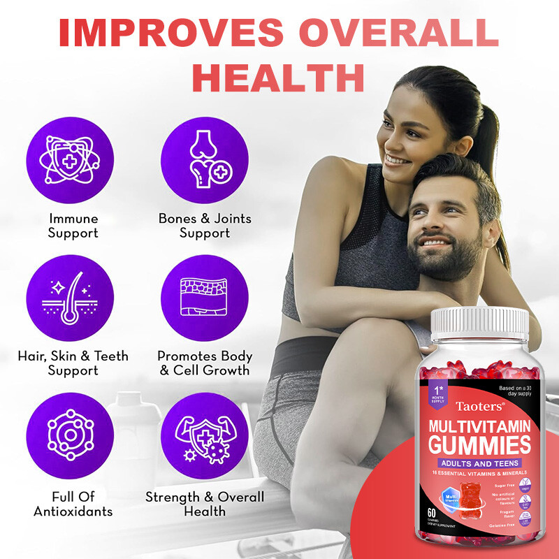 Gummies Multivitamin + Immune Support, 60 Gummies