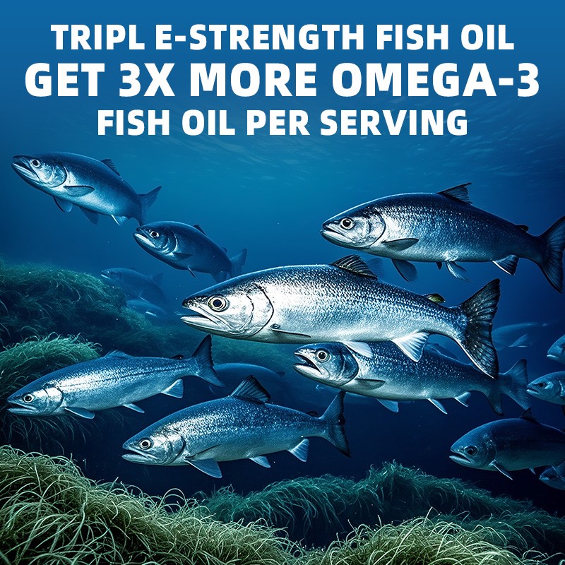 Omega 3 Fish Oil Capsules 1000mg Fish Oil EPA & DHA ,Heart Health