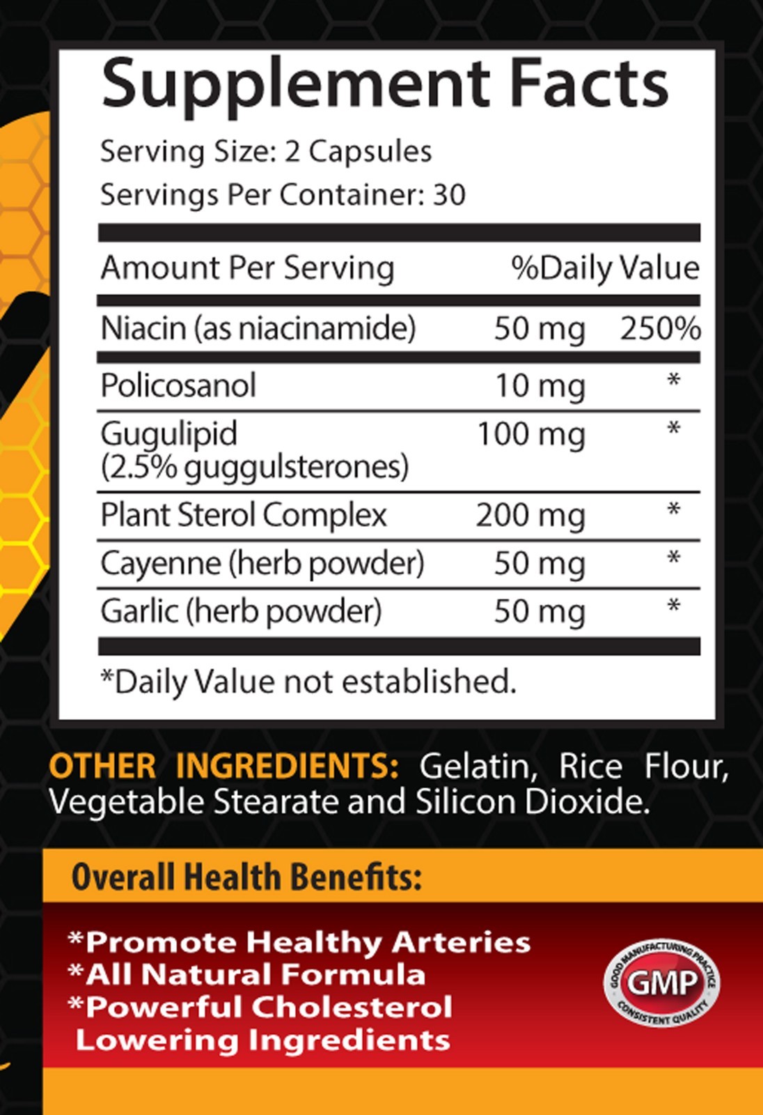 wellness formula whole foods – CHOLESTEROL RELIEF – garlic powder – 1 Bottle 60