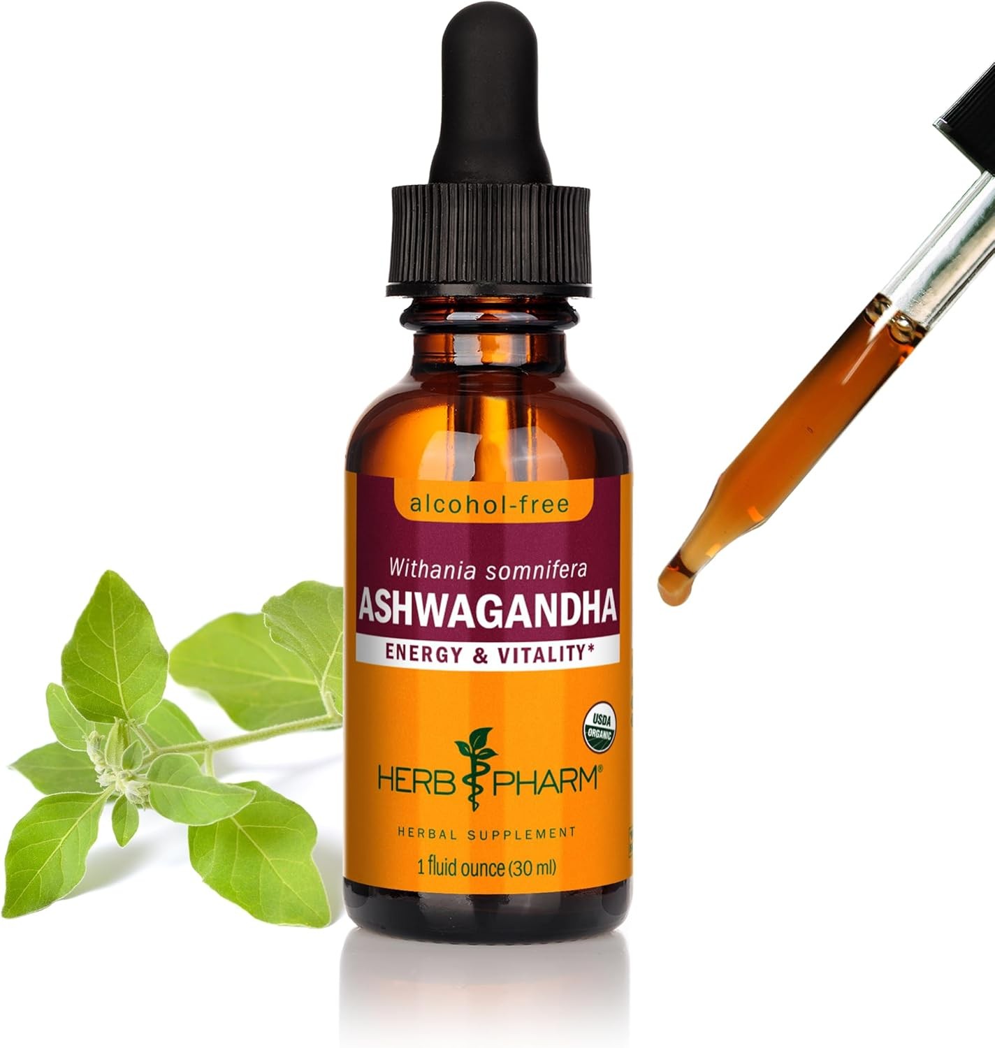 High Potency Ashwagandha Extract to Improve Energy Level & Relaxation (1oz)