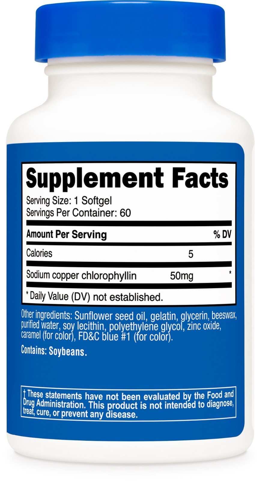 Nutricost Chlorophyll (50mg) 60 Softgels – Gluten-Free