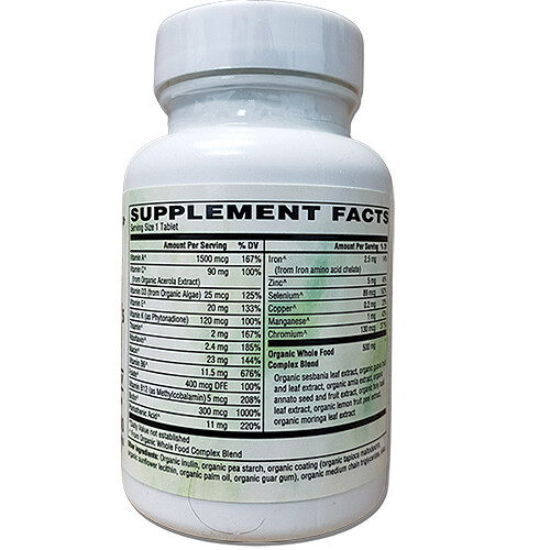 Holly Hill Health Foods Organic Once Daily Women’s Multivitamin, 30 Tablets